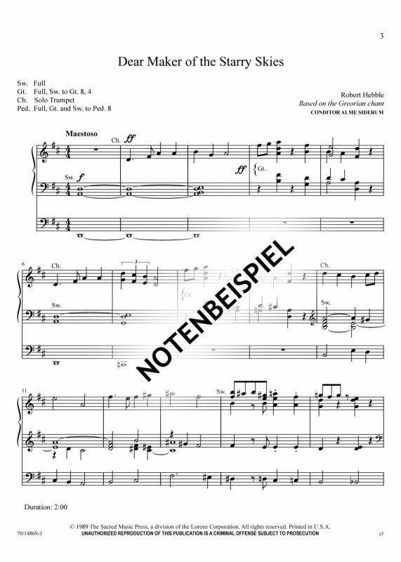 Dear Maker of the Starry Skies